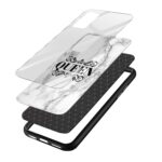 Queen Marble  Glass Back Phone Case - Image 3