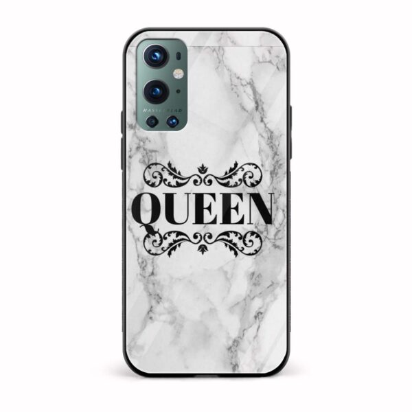 Queen Marble  Glass Back Phone Case