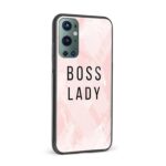 Boss Lady Glass Back Phone Case - Image 2