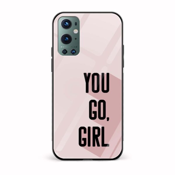 You Go Girl Glass Back Phone Case