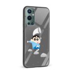 ShinChan  Glass Back Phone Case - Image 2