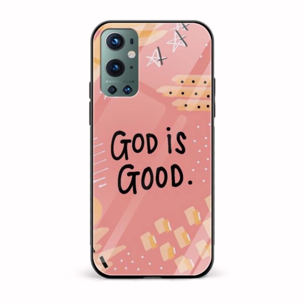 God Is Good Glass Back Phone Case