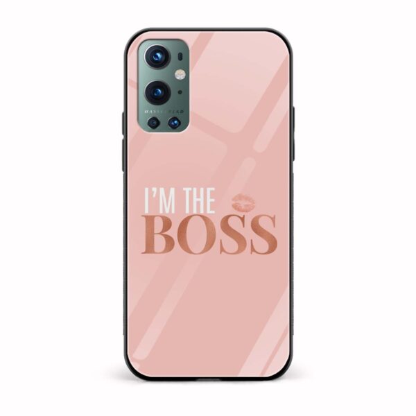 I'm the Boss Glass Back Phone Case
