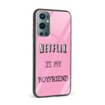 Netflix Is My Boyfriend Glass Back Phone Case - Image 2