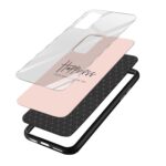 Happiness Looks Gorgeous On You Glass Back Phone Case - Image 3
