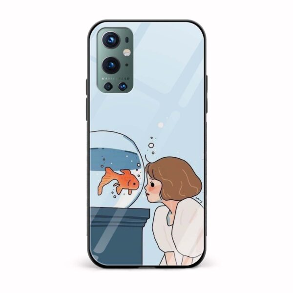 Fish Lover Glass Back Phone Case