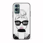GirlBoss  Lady Glass Back Phone Case
