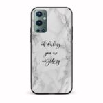 Oh Darling You Are Everything Marble  Glass Back Phone Case