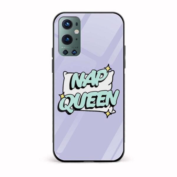 Nap Queen Glass Back Phone Case