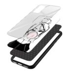 Bubble Gum Girl  Glass Back Phone Case - Image 3