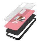Bare Bears  Glass Back Phone Case - Image 3