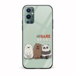 We Bare Bears Glass Back Phone Case