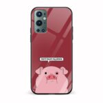 Don't touch my Phone Glass Back Phone Case