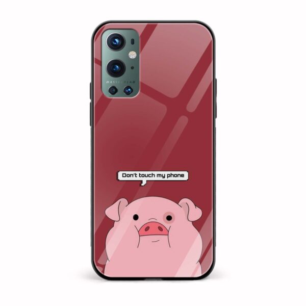 Don't touch my Phone Glass Back Phone Case