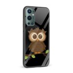 Owl  Glass Back Phone Case - Image 2