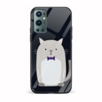 Cat With A Bow Glass Back Phone Case