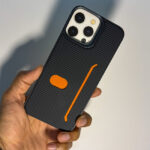 Premium Carbon Fiber Ultra Slim Magsafe Back Panel With Card Pocket