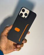 Premium Carbon Fiber Ultra Slim Magsafe Back Panel With Card Pocket