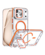 Premium Shockproof MagSafe Clear Phone Case With Camera Ring Stand - Image 7