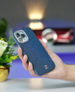Premium Denim Fabric Phone Case With Magsafe Wireless Charging Support - Image 14