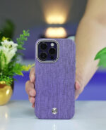 Premium Denim Fabric Phone Case With Magsafe Wireless Charging Support - Image 8