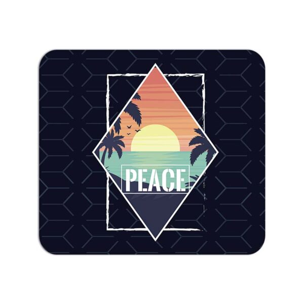 Peace Printed Mouse Pad