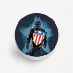 Captain America Printed Phone Grip Holder & Stand - Image 2