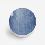 Denim Textured Printed Phone Grip Holder & Stand - Image 2