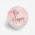 Be Happy Printed Phone Grip Holder & Stand - Image 2