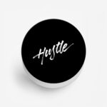 Hustle-Black  Printed Phone Grip Holder & Stand - Image 2