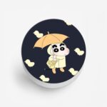 Shin Chan with Umbrella  Printed Phone Grip Holder & Stand - Image 2