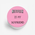 Netflix Is My Boyfriend Printed Phone Grip Holder & Stand - Image 2