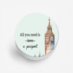 All you need is a Passport Printed Phone Grip Holder & Stand - Image 2