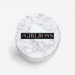 Girl Boss Marble  Printed Phone Grip Holder & Stand - Image 2