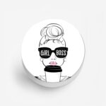 GirlBoss  Lady Printed Phone Grip Holder & Stand - Image 2