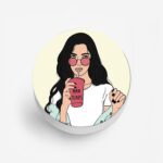 Suck Man Tears Printed Phone Grip Holder & Stand - Image 2