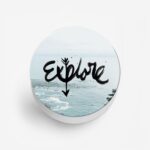 Explore the World  Printed Phone Grip Holder & Stand - Image 2