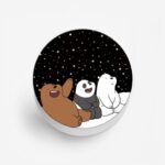 Bare Bears Printed Phone Grip Holder & Stand - Image 2