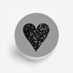 Glittery Heart Printed Phone Grip Holder & Stand - Image 2