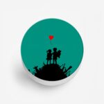 Love Printed Phone Grip Holder & Stand - Image 2