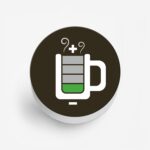 Coffee Battery Meter Printed Phone Grip Holder & Stand - Image 2