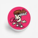 Coffee Addiction Printed Phone Grip Holder & Stand - Image 2