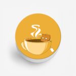 Coffee Printed Phone Grip Holder & Stand - Image 2