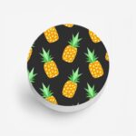Feminine - Pineapple Printed Phone Grip Holder & Stand - Image 2