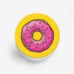 Feminine - Donut Printed Phone Grip Holder & Stand - Image 2