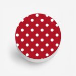 Feminine - Polka Dot Printed Phone Grip Holder & Stand - Image 2