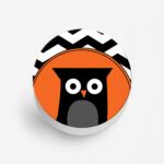 Feminine - Owl Printed Phone Grip Holder & Stand - Image 2