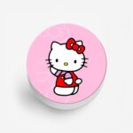 Feminine - Hello Kitty Printed Phone Grip Holder & Stand - Image 2