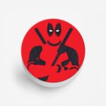 Deadpool Printed Phone Grip Holder & Stand - Image 2