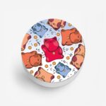 Feminine - Cat Printed Phone Grip Holder & Stand - Image 2